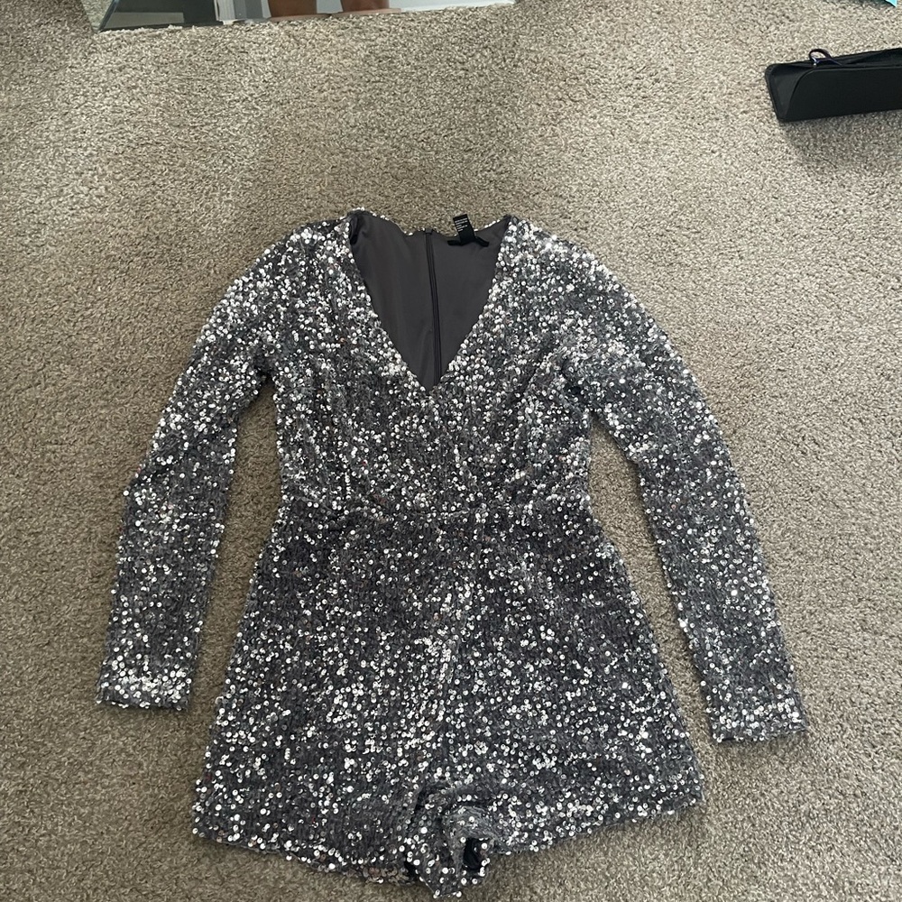 Forever 21 Metallic Sequin Dress
